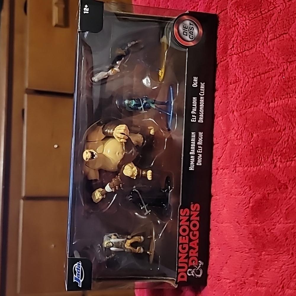 Brand New in Box Jada Dungeons And Dragons Die Cast Figures Set 5